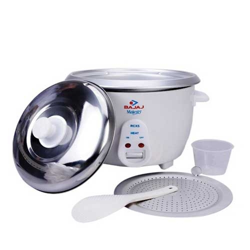 Bajaj 1.8 L RCX-5 White Rice Cooker