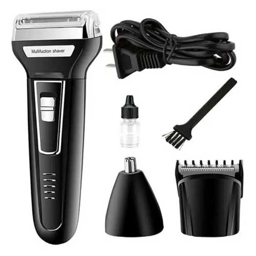 Kemei KM-6558 3 In 1 Electric Shaver & Beard Trimmer