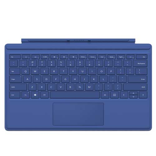 Microsoft Surface Pro 4 Blue Inbuilt Keyboard