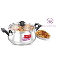 Prestige Clip on Stainless Steel Handi  5 Litre Pressure Cookware