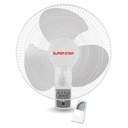 Super Star Wall Fan WF 11 Remote 16 Inches