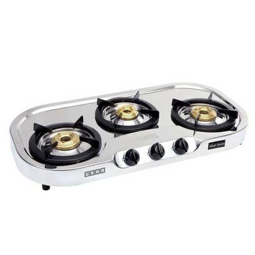 Usha ALLURE GS3 001 3 Burner COOK TOP