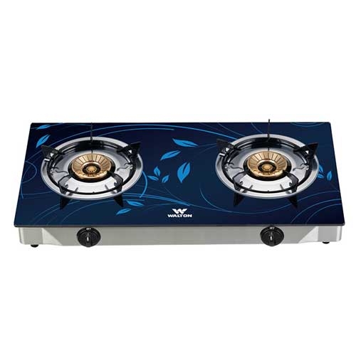 Walton WGS-GNS1 (LPG) Glass Top Double Burner